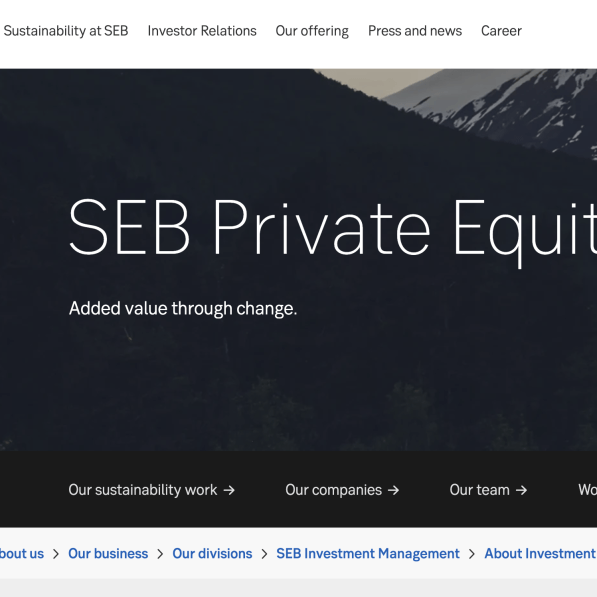 SEB Private Equity - Top Private Equity Firms Sweden