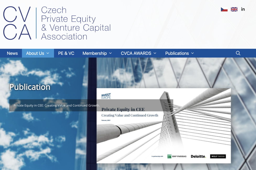 The Czech Private Equity and Venture Capital Association